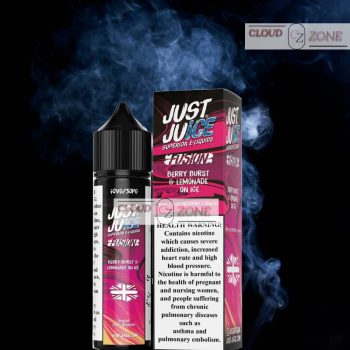 Just Juice Superior E-Liquids Fusion Berry Burst & Lemonade on Ice 3mg/ml-50ml