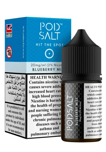Pod Salt Blueberry Mist 30ml Nicotine Salt E-Liquid (UAE) - 20mg