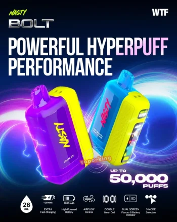 Nasty Bolt 50k Disposable Vape In UAE