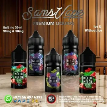 SAM VAPES Salt Nicotine 30ml E-Liquid in Dubai