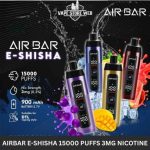 Airbar E-Shisha 15000 Puffs 3mg Nicotine DTL Vape in Dubai, UAE