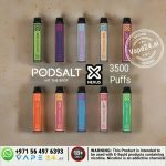 Pod Salt Nexus 3500 Puffs 2% Nicotine Disposable Vape in Dubai