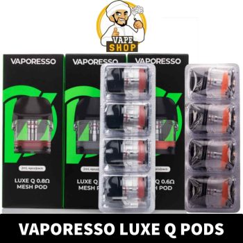 VAPORESSO Luxe Q Replacement Pod Cartridge 2ml & 3ml Pack of 4 in Dubai UAE