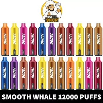 SMOOTH Whale Disposable 2% & 5% 12000 Puffs Rechargeable Vape in Dubai, UAE